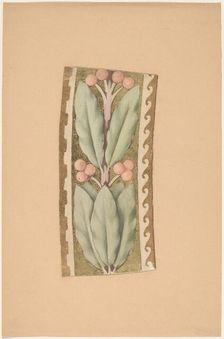 Study for a Border Design, 1890/1897. Creator: Charles Sprague Pearce