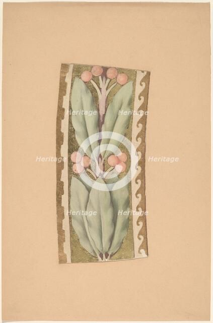 Study for a Border Design, 1890/1897. Creator: Charles Sprague Pearce.