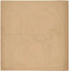 Study for a Border Design [verso], 1890/1897. Creator: Charles Sprague Pearce