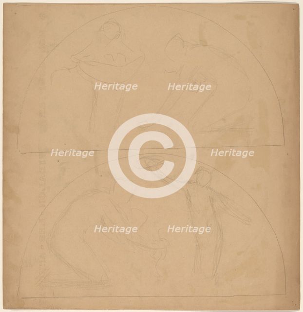 Study for a Border Design [verso], 1890/1897. Creator: Charles Sprague Pearce.