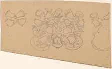 Study for a Border Design [verso], 1890/1897. Creator: Charles Sprague Pearce