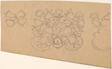 Study for a Border Design [verso], 1890/1897. Creator: Charles Sprague Pearce