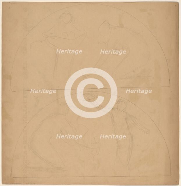 Study for a Border Design [verso], 1890/1897. Creator: Charles Sprague Pearce.