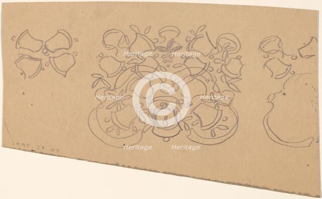 Study for a Border Design [verso], 1890/1897. Creator: Charles Sprague Pearce.