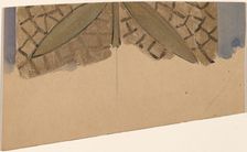 Study for a Border Design [recto], 1890/1897. Creator: Charles Sprague Pearce