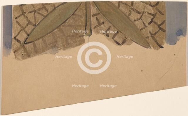 Study for a Border Design [recto], 1890/1897. Creator: Charles Sprague Pearce.