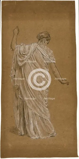 Study for "A Garden", c. 1869. Creator: Albert Joseph Moore.
