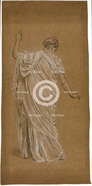 Study for "A Garden", c. 1869. Creator: Albert Joseph Moore.