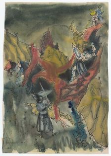 Study for a Full-Page Illustration for a Fairy Tale, 1940-1944. Creator: Ján Novák
