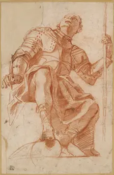 Study for a Knight of Malta, mid 17th century. Artist: Mattia Preti