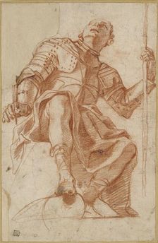 Study for a Knight of Malta, mid 17th century. Artist: Mattia Preti