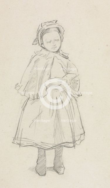 Study for a Little Girl. Creator: Charles Samuel Keene (British, 1823-1891).