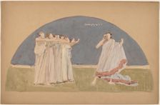 Study for a Lunette, 1890/1897. Creator: Charles Sprague Pearce