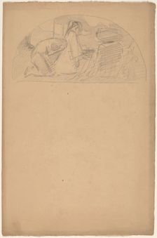 Study for a Lunette, 1890/1897. Creator: Charles Sprague Pearce