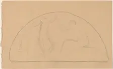 Study for a Lunette, 1890/1897. Creator: Charles Sprague Pearce