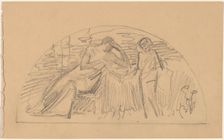 Study for a Lunette, 1890/1897. Creator: Charles Sprague Pearce
