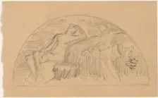 Study for a Lunette, 1890/1897. Creator: Charles Sprague Pearce