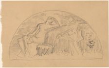 Study for a Lunette, 1890/1897. Creator: Charles Sprague Pearce