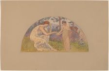 Study for a Lunette, 1890/1897. Creator: Charles Sprague Pearce