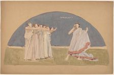 Study for a Lunette, 1890/1897. Creator: Charles Sprague Pearce