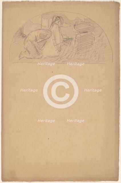 Study for a Lunette, 1890/1897. Creator: Charles Sprague Pearce.