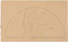 Study for a Lunette, 1890/1897. Creator: Charles Sprague Pearce