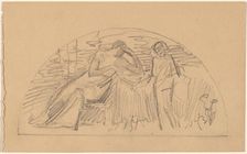 Study for a Lunette, 1890/1897. Creator: Charles Sprague Pearce