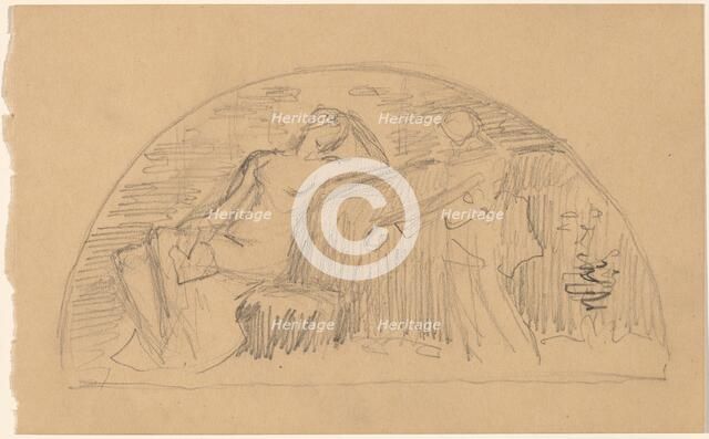 Study for a Lunette, 1890/1897. Creator: Charles Sprague Pearce.