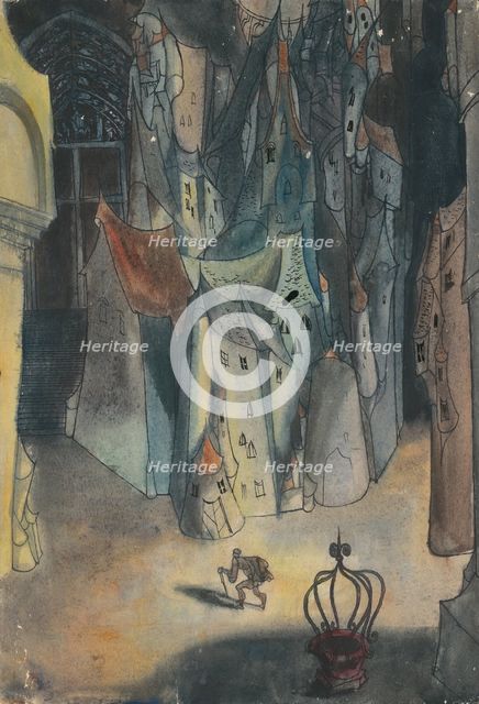 Study for a Slovak fairytale I., 1940-1944. Creator: Ján Novák.