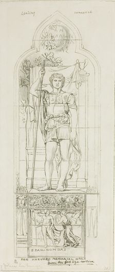 Study for a Stained Glass Window, c.1875. Creator: John La Farge