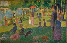 Study for A Sunday on La Grande Jatte 1884. Artist: Georges-Pierre Seurat