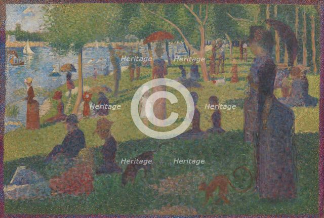 Study for "A Sunday on La Grande Jatte", 1884. Creator: Georges-Pierre Seurat.