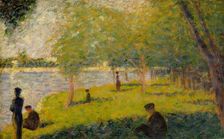 Study for "A Sunday on La Grande Jatte", 1884. Creator: Georges-Pierre Seurat