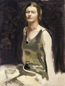 Study for a Portrait of a Lady (Mrs. Edith von Bonsdorff), 1922. Creator: Antti Faven