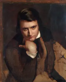 Study for a Portrait of Edward Matthew Ward, R.A., c1844. Creator: Thomas Brigstocke