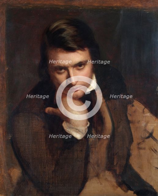 Study for a Portrait of Edward Matthew Ward, R.A., c1844. Creator: Thomas Brigstocke.