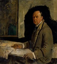 Study for a Portrait of Leonard Stokes, 1911. Creator: William Orpen
