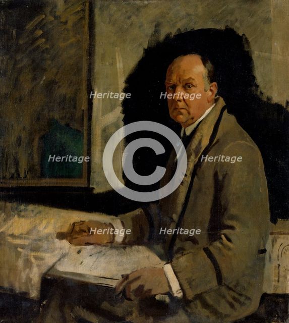 Study for a Portrait of Leonard Stokes, 1911. Creator: William Orpen.
