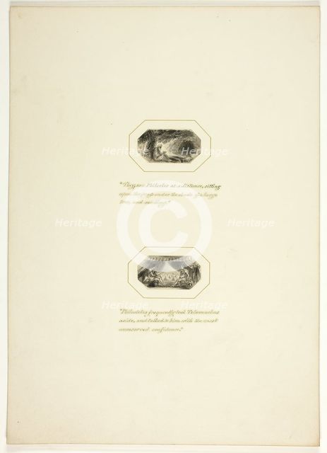 Study for a plate from Telemachus, c. 1797. Creator: Thomas Stothard.