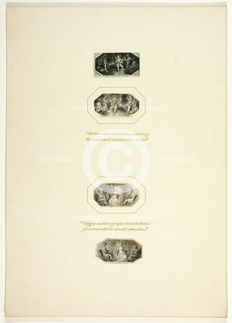 Study for a plate from Telemachus, c. 1797. Creator: Thomas Stothard.