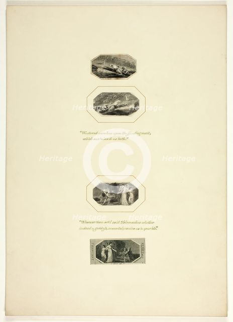 Study for a plate from Telemachus, c. 1797. Creator: Thomas Stothard.