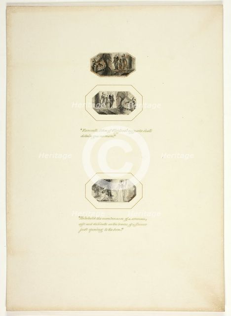 Study for a plate from Telemachus, c. 1797. Creator: Thomas Stothard.