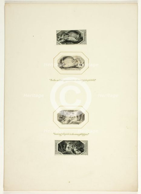 Study for a plate from Telemachus, c. 1797. Creator: Thomas Stothard.