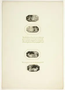 Study for a plate from Telemachus, c. 1797. Creator: Thomas Stothard