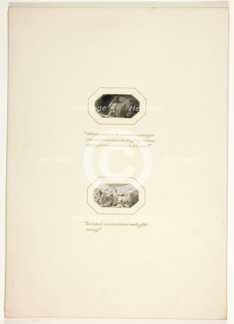 Study for a plate from Telemachus, c. 1797. Creator: Thomas Stothard.