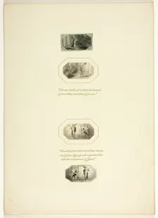 Study for a plate from Telemachus, c. 1797. Creator: Thomas Stothard