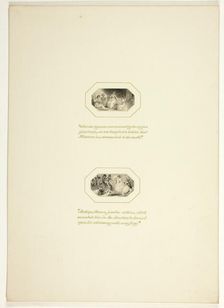 Study for a plate from Telemachus, c. 1797. Creator: Thomas Stothard