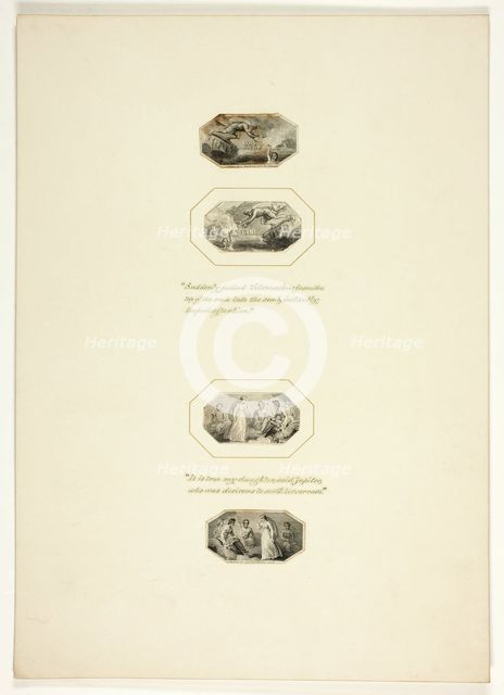 Study for a plate from Telemachus, c. 1797. Creator: Thomas Stothard.