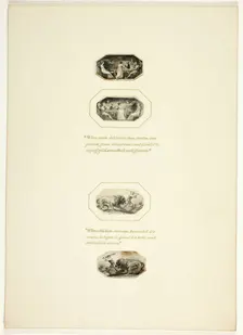 Study for a plate from Telemachus, c. 1797. Creator: Thomas Stothard