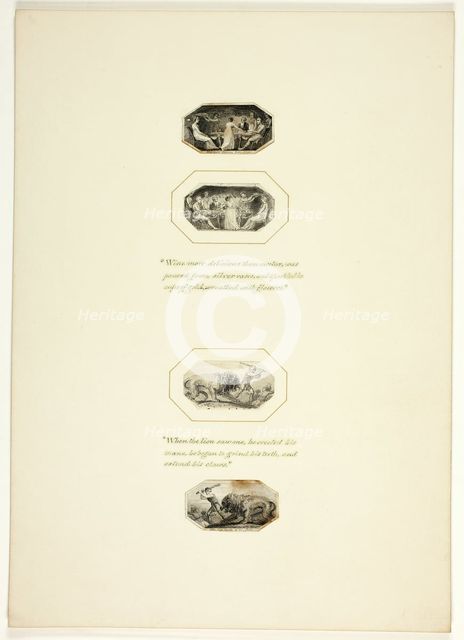 Study for a plate from Telemachus, c. 1797. Creator: Thomas Stothard.